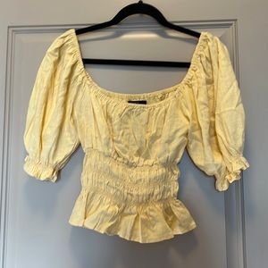 Yellow blouse